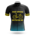 The Speed Within Me - Men's Cycling Kit-Jersey Only-Global Cycling Gear