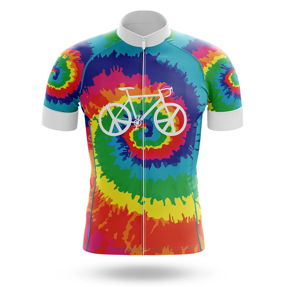 Hippie Tie Dye - Men's Cycling Kit-Jersey Only-Global Cycling Gear