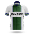 Custom Team Name M4 Green - Men's Cycling Kit-Jersey Only-Global Cycling Gear