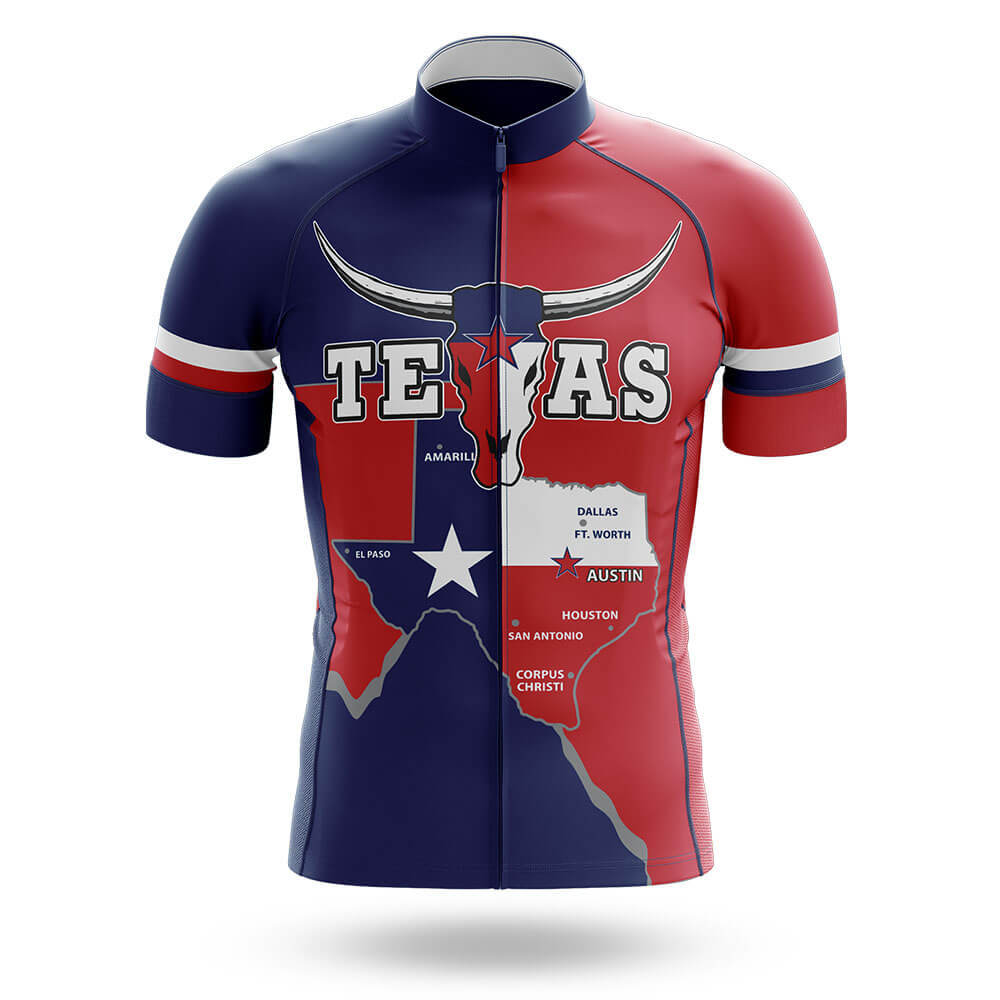 Texas Star - Men's Cycling Kit-Jersey Only-Global Cycling Gear