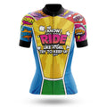 Like A Girl Comic - Women's Cycling Kit-Jersey Only-Global Cycling Gear