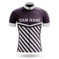 Custom Team Name M3 Dark Purple - Men's Cycling Kit-Jersey Only-Global Cycling Gear