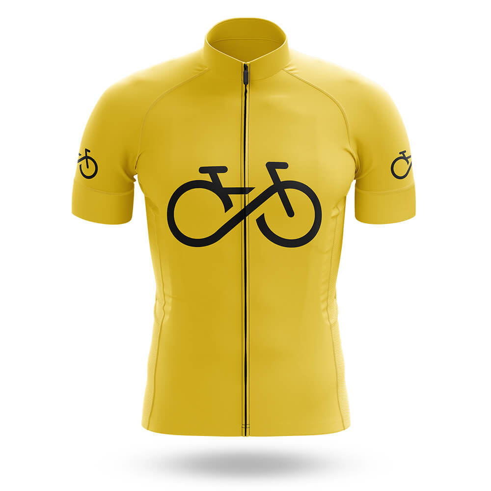 Bike Forever - Yellow - Men's Cycling Kit-Jersey Only-Global Cycling Gear