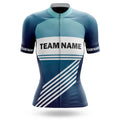 Custom Team Name S3 Blue - Women's Cycling Kit-Jersey Only-Global Cycling Gear