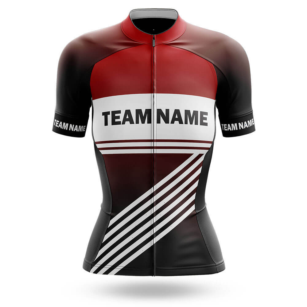 Custom Team Name S3 Black - Women's Cycling Kit-Jersey Only-Global Cycling Gear