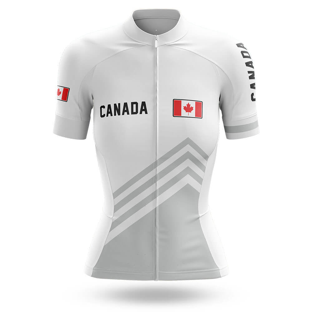 Canada S5 White - Women - Cycling Kit-Jersey Only-Global Cycling Gear