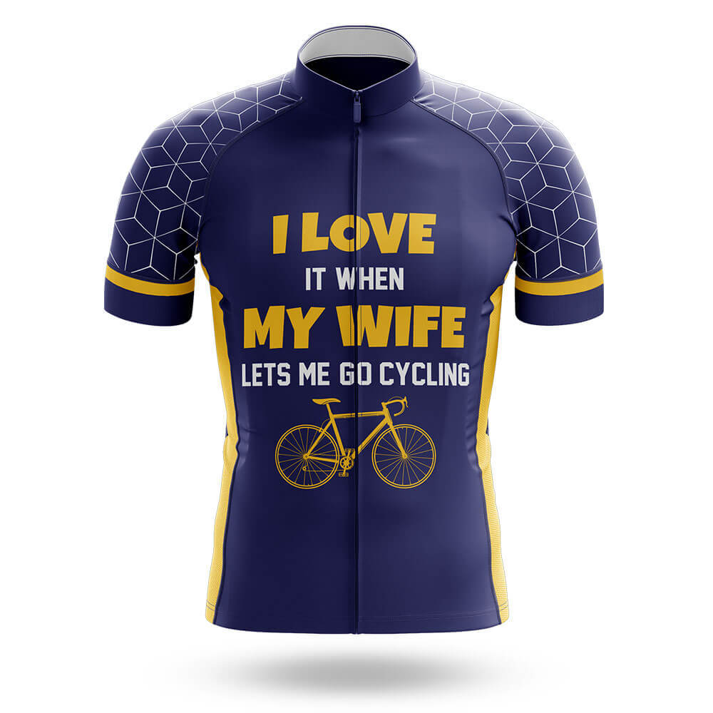I Love My Wife V9 - Men's Cycling Kit-Jersey Only-Global Cycling Gear