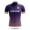 Custom Team Name S1 Violet - Men's Cycling Kit-Jersey Only-Global Cycling Gear