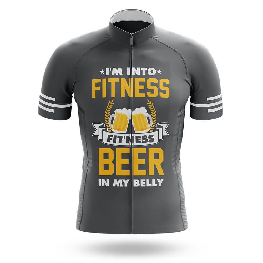 I'm Into Fitness - Grey - Men's Cycling Kit-Jersey Only-Global Cycling Gear