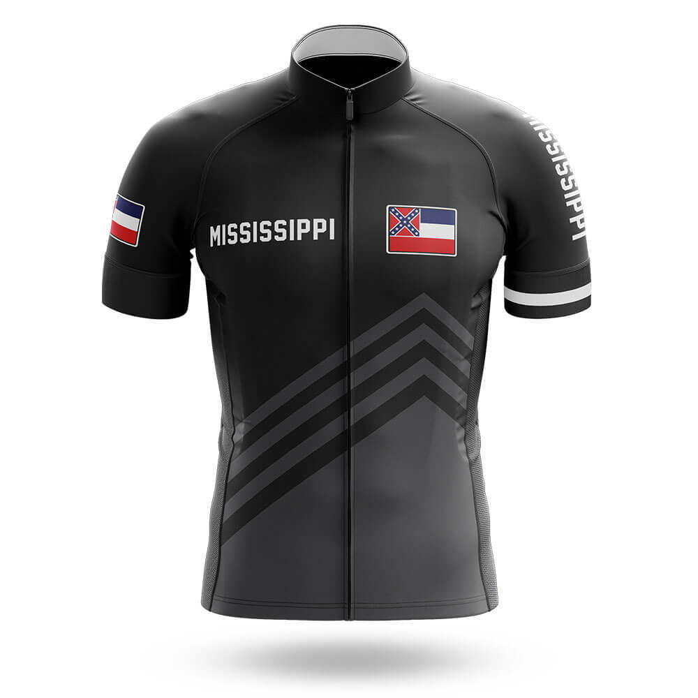 Mississippi S4 Black - Men's Cycling Kit-Jersey Only-Global Cycling Gear