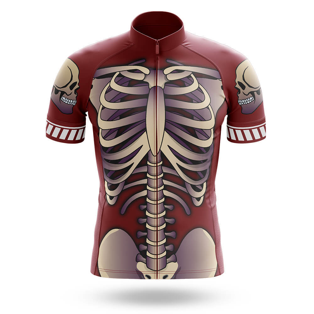 Retro Skeleton - Men's Cycling Kit-Jersey Only-Global Cycling Gear
