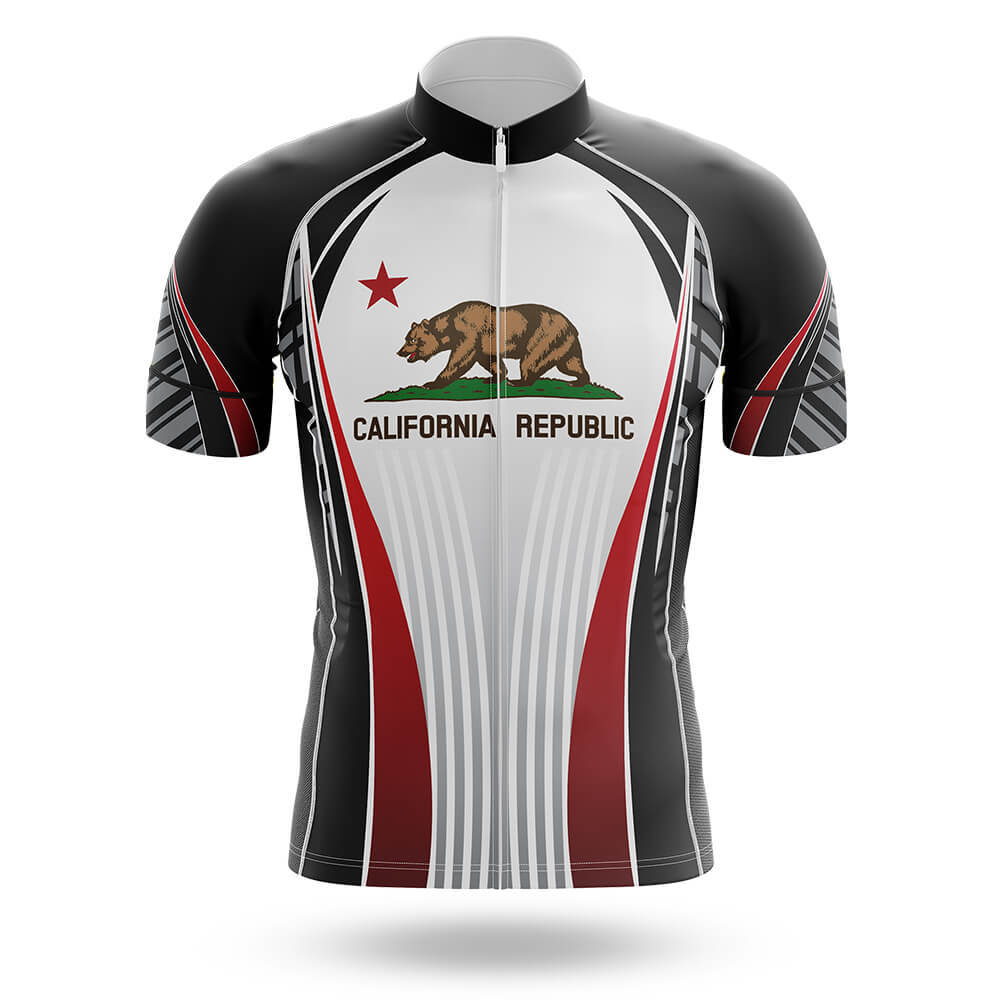 California Republic V6 - Men's Cycling Kit-Jersey Only-Global Cycling Gear