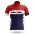 Custom Team Name M1 Red - Men's Cycling Kit-Jersey Only-Global Cycling Gear