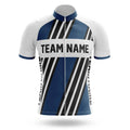 Custom Team Name M5 Navy - Men's Cycling Kit-Jersey Only-Global Cycling Gear