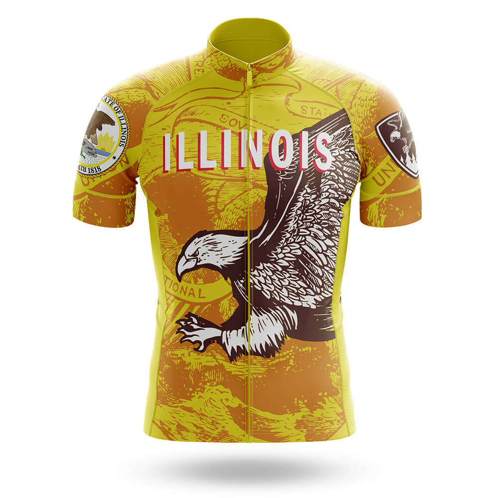 Illinois Flag - Men's Cycling Kit - Global Cycling Gear