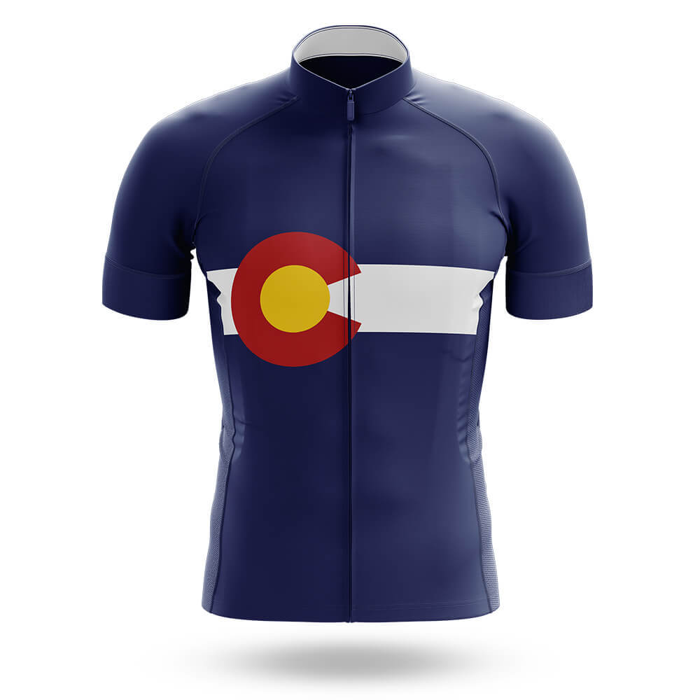 Colorado Flag - Men's Cycling Kit-Jersey Only-Global Cycling Gear