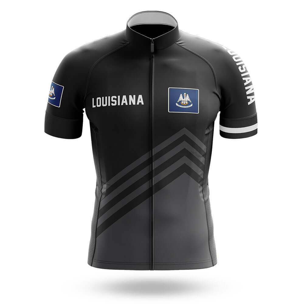 Louisiana S4 Black - Men's Cycling Kit-Jersey Only-Global Cycling Gear