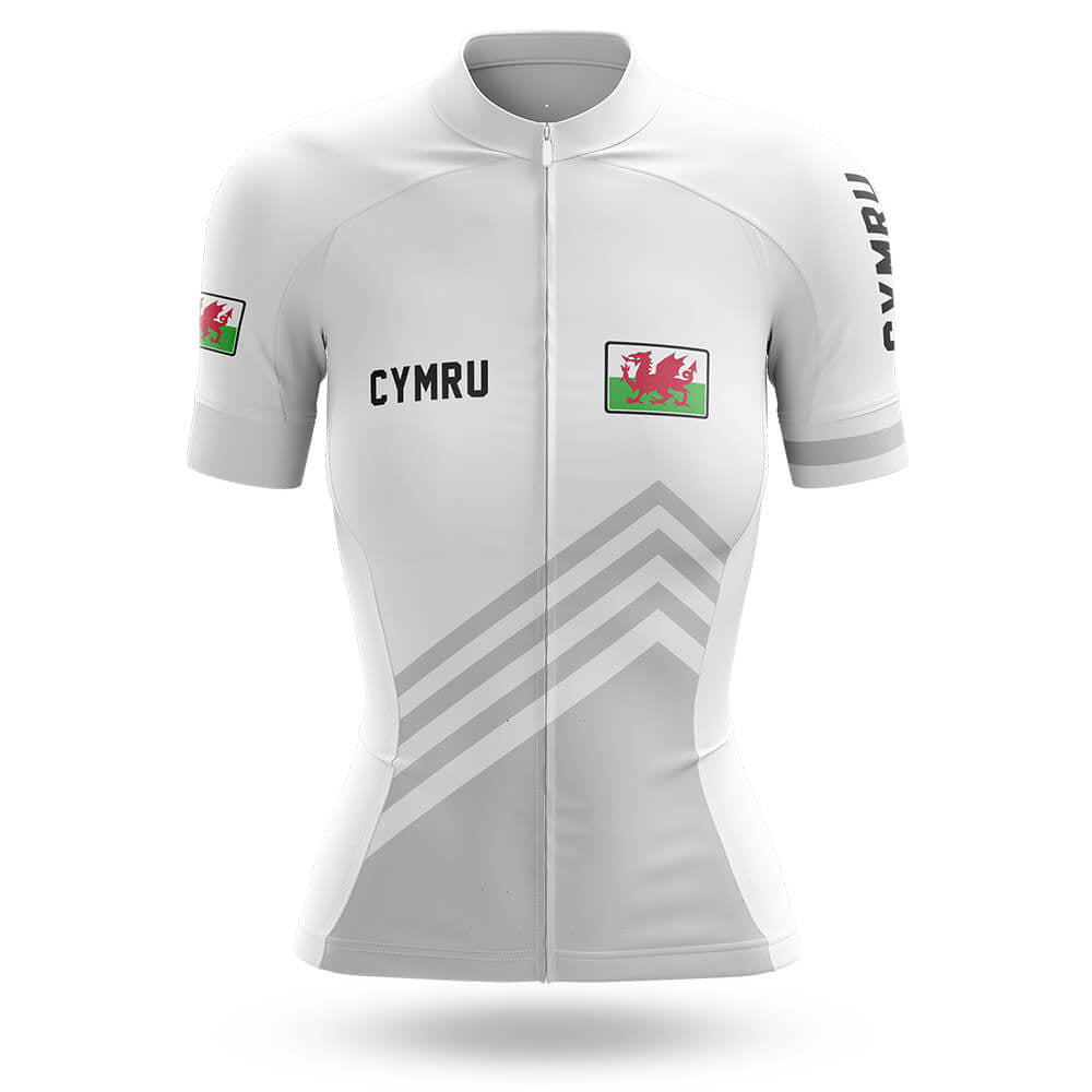 Cymru S5 White - Women - Cycling Kit-Jersey Only-Global Cycling Gear