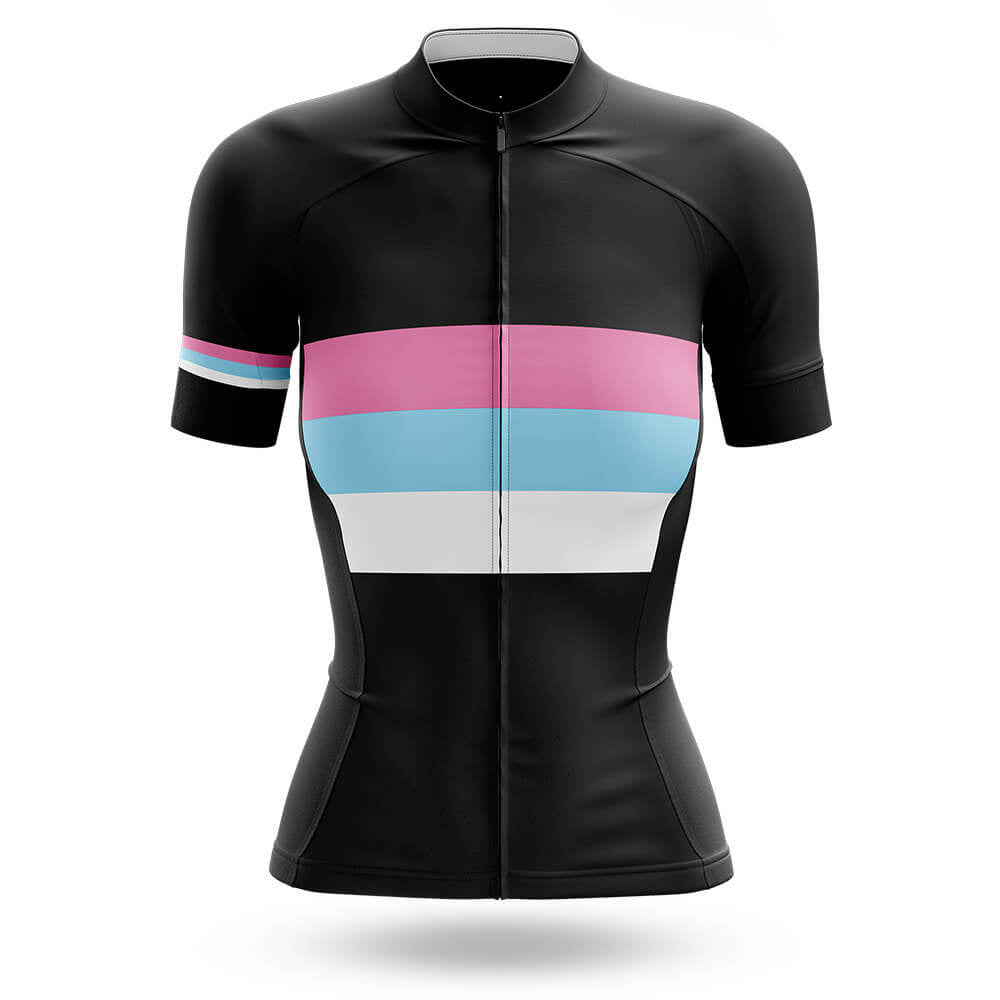 Retro Color Lines - Women's Cycling Kit-Jersey Only-Global Cycling Gear