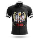 USA Drinking Team - Black - Men's Cycling Kit-Jersey Only-Global Cycling Gear