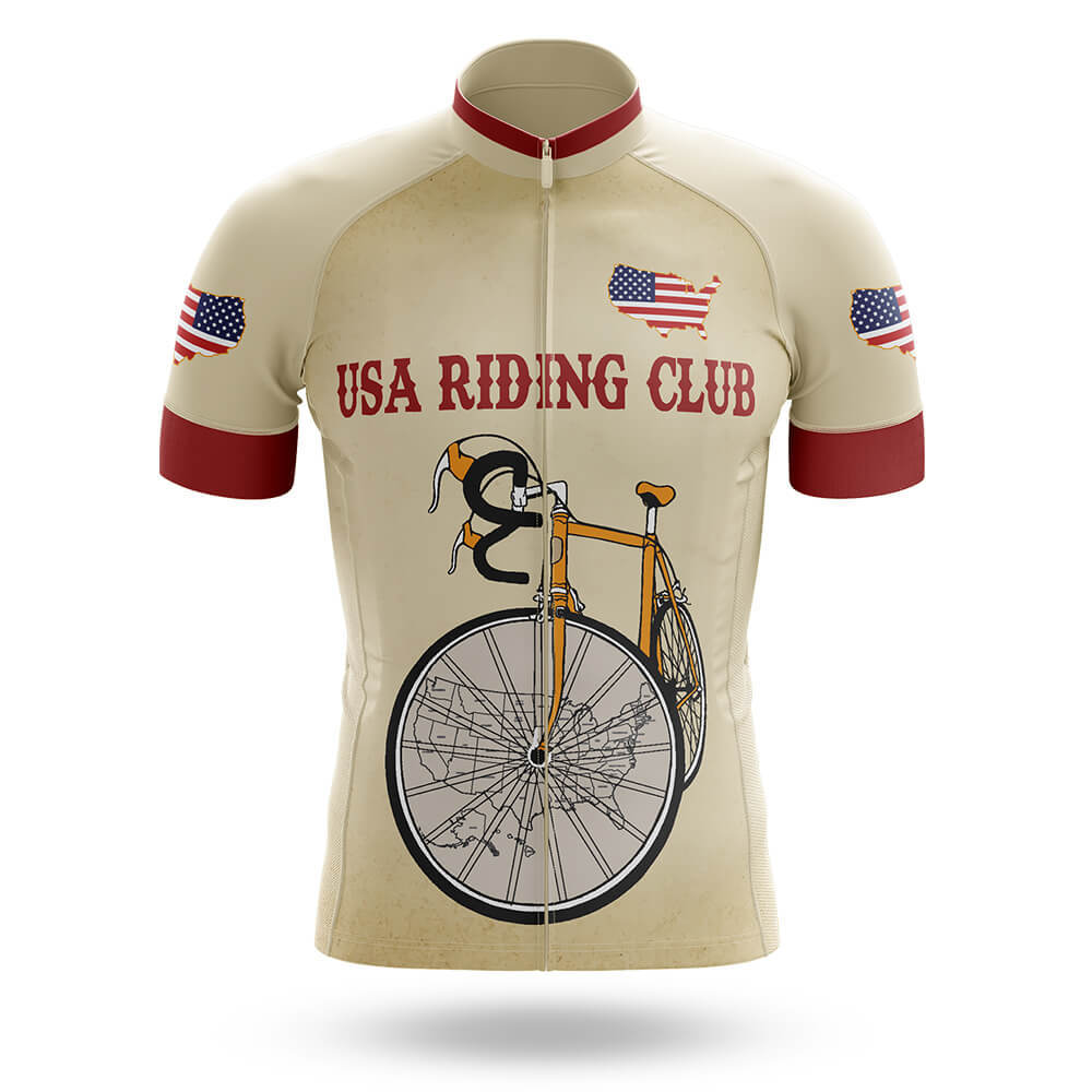 USA Riding Club - Men's Cycling Kit-Jersey Only-Global Cycling Gear