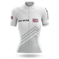 Great Britain S5 White - Women - Cycling Kit-Jersey Only-Global Cycling Gear