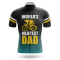 World's Okayest Dad - Men's Cycling Kit-Jersey Only-Global Cycling Gear
