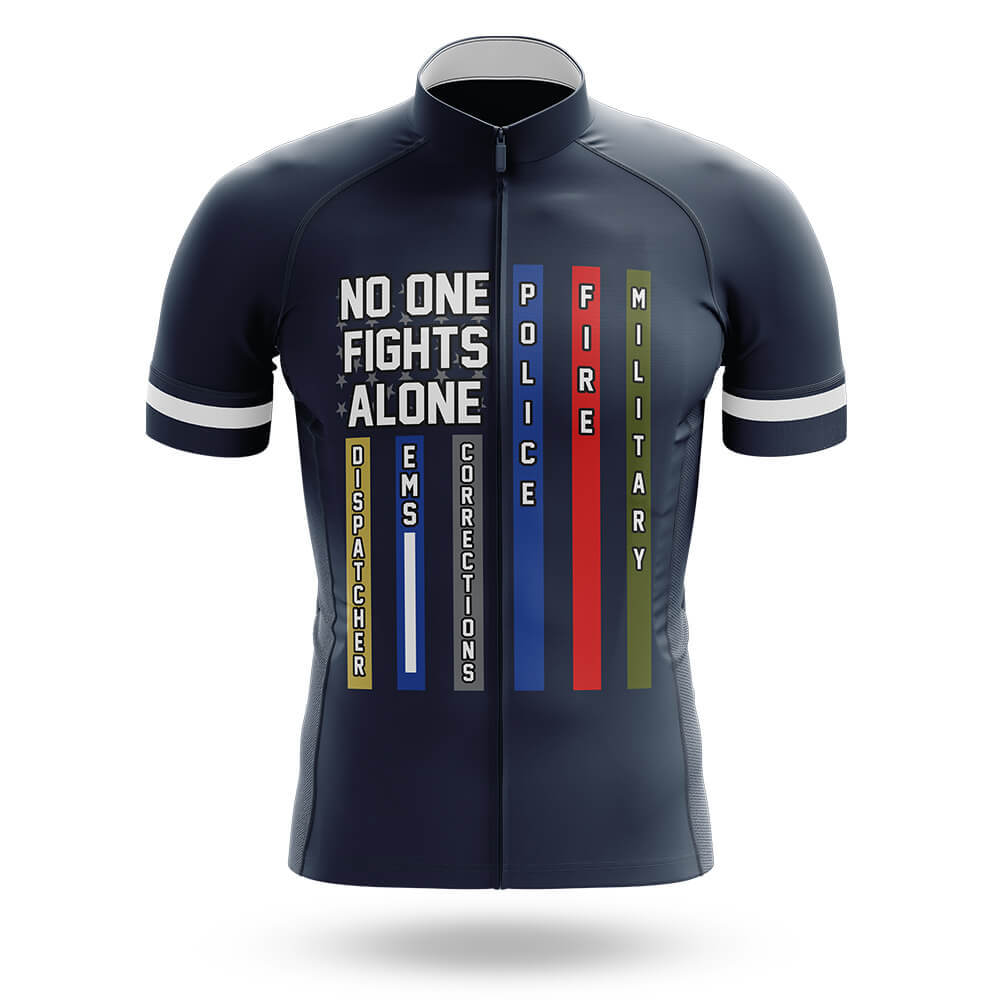 No One Fights Alone - Men's Cycling Kit-Jersey Only-Global Cycling Gear