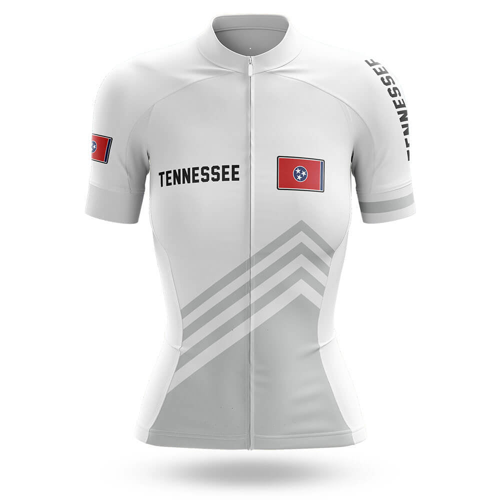Tennessee S4 White - Women - Cycling Kit-Jersey Only-Global Cycling Gear