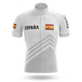 España S5 White - Men's Cycling Kit-Jersey Only-Global Cycling Gear