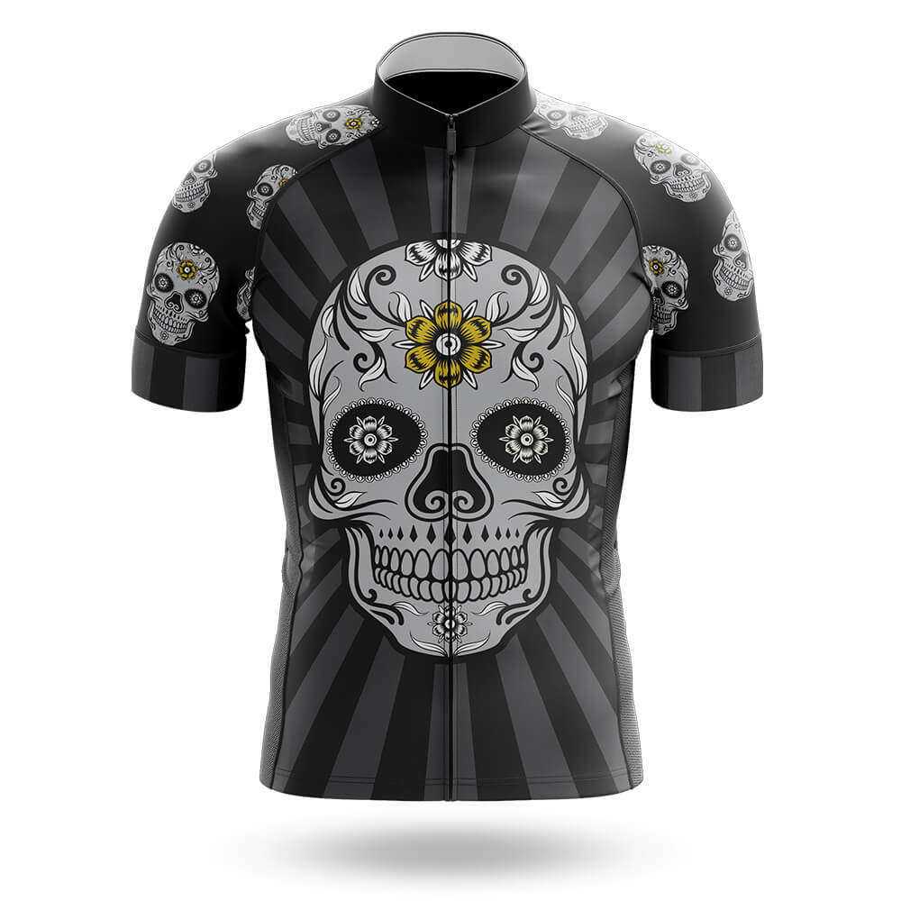 Black Skull - Men's Cycling Kit-Jersey Only-Global Cycling Gear