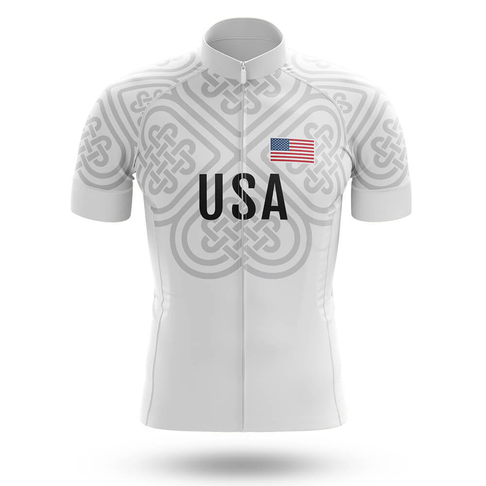 USA S13 White - Men's Cycling Kit-Jersey Only-Global Cycling Gear