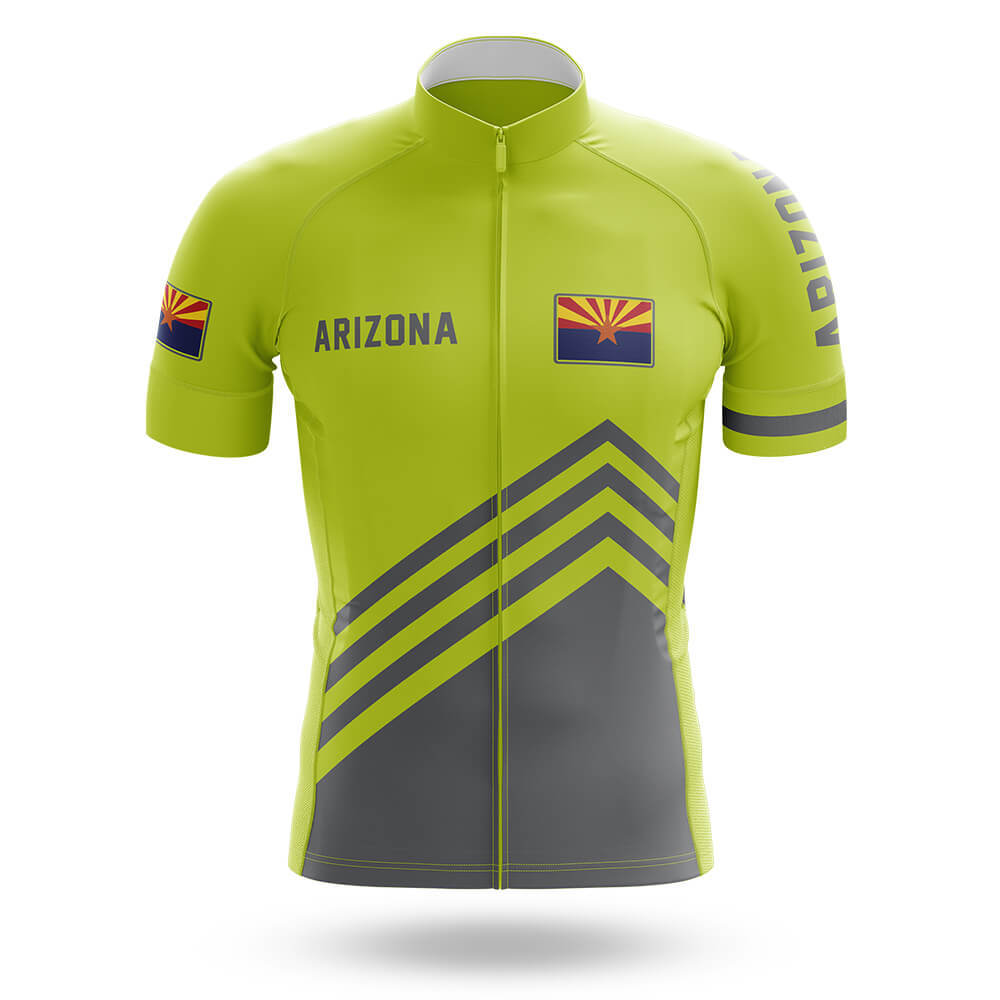 Arizona S4 Lime Green - Men's Cycling Kit-Jersey Only-Global Cycling Gear