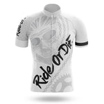 Ride Or Die V4 - White - Men's Cycling Kit-Jersey Only-Global Cycling Gear