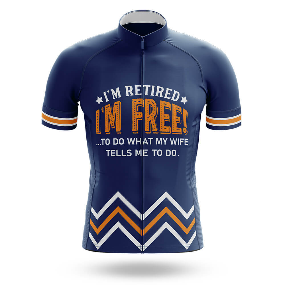 I'm Retired V7 - Men's Cycling Kit-Jersey Only-Global Cycling Gear
