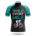 Smile Every Mile - Men's Cycling Kit-Jersey Only-Global Cycling Gear