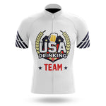 USA Drinking Team - White - Men's Cycling Kit-Jersey Only-Global Cycling Gear