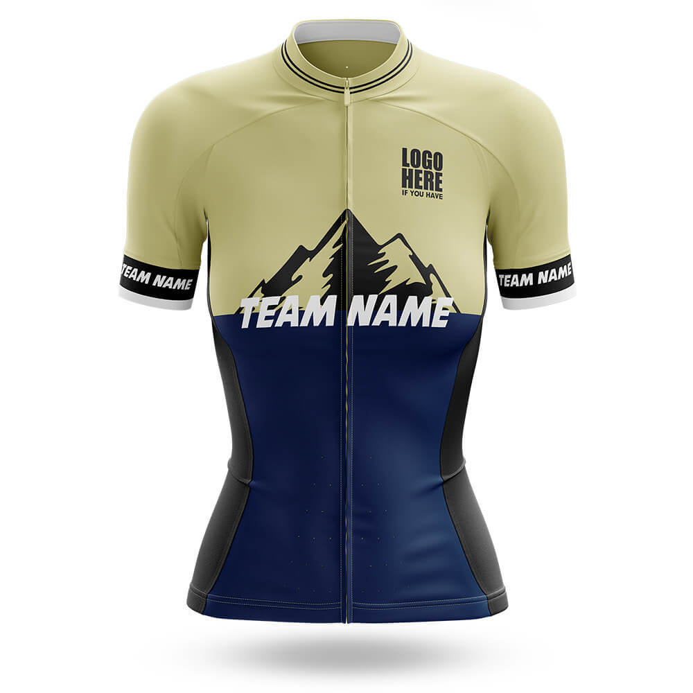 Custom Team Name V3 Navy - Women's Cycling Kit-Jersey Only-Global Cycling Gear