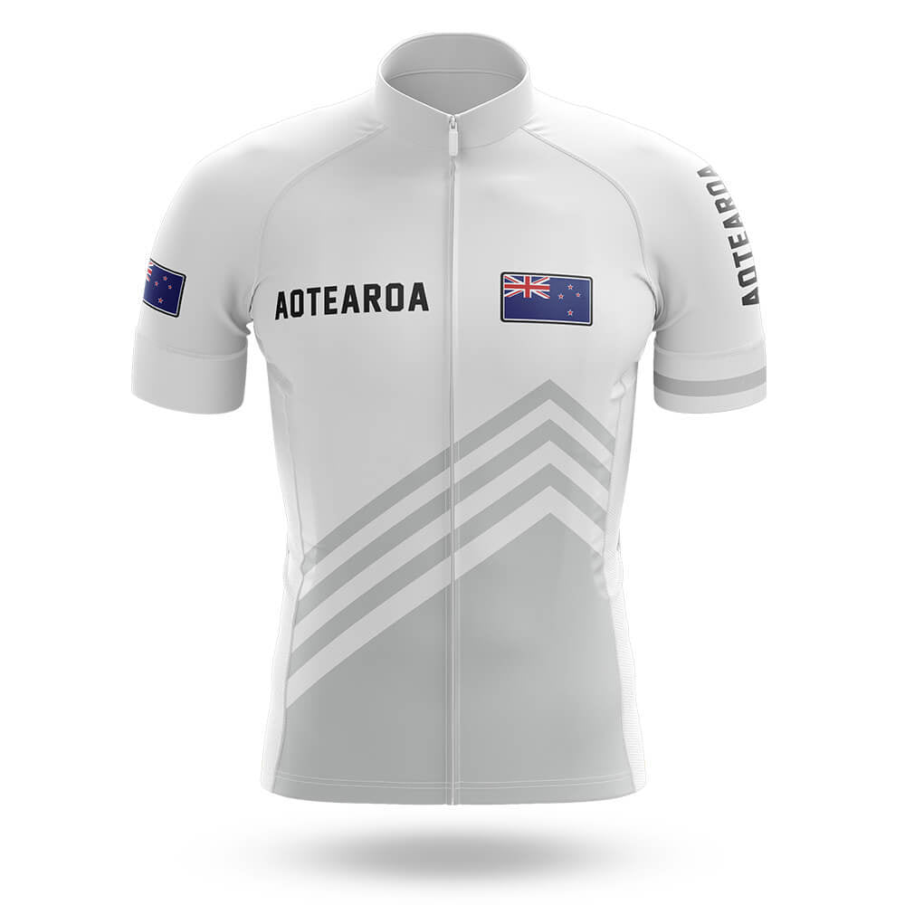 Aotearoa S5 White - Men's Cycling Kit-Jersey Only-Global Cycling Gear