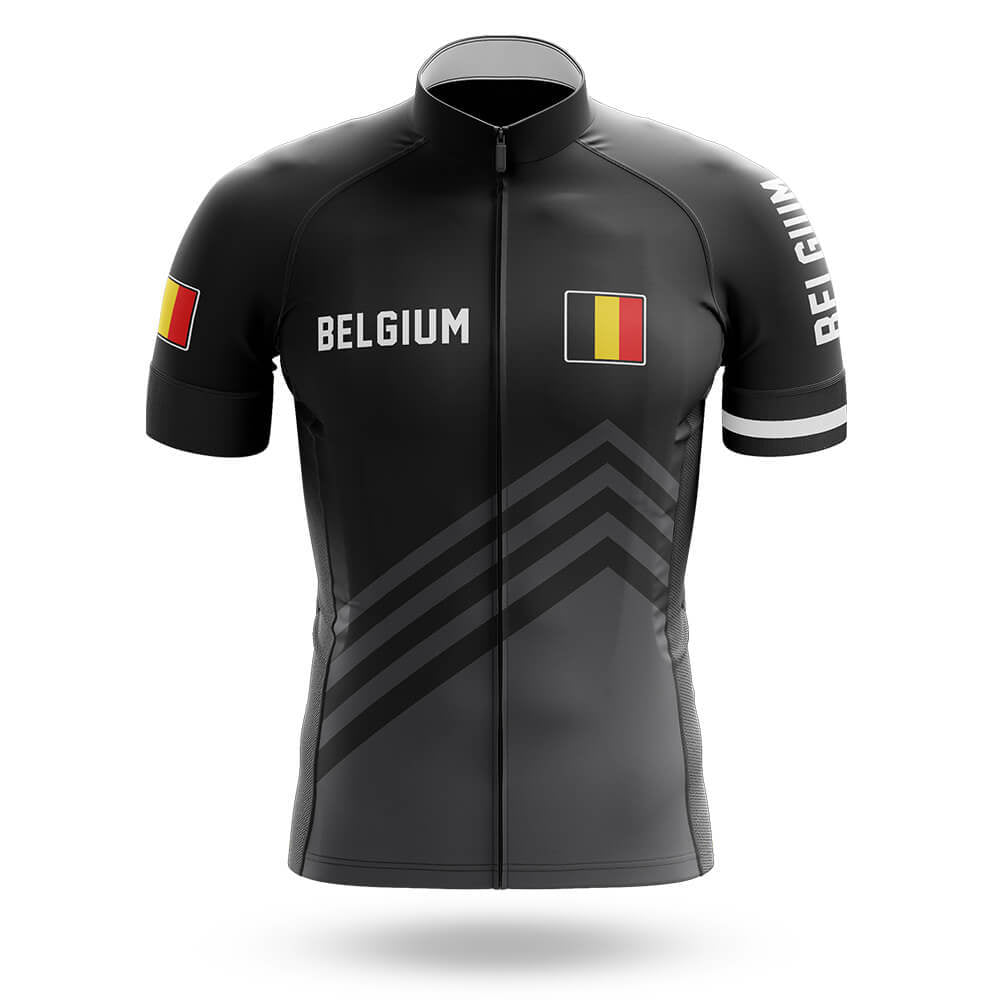 Belgium S5 Black - Men's Cycling Kit-Jersey Only-Global Cycling Gear
