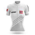 Norway S5 White - Women - Cycling Kit-Jersey Only-Global Cycling Gear