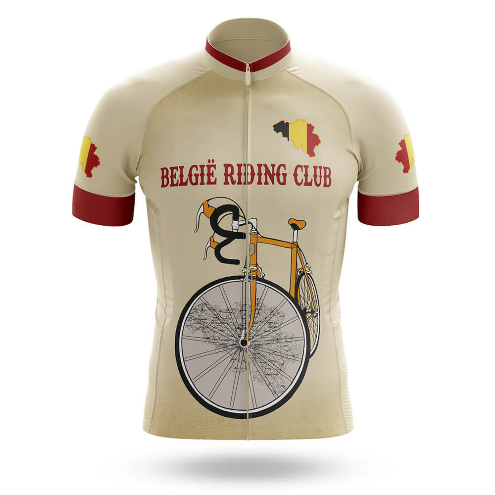 België Riding Club - Men's Cycling Kit-Jersey Only-Global Cycling Gear