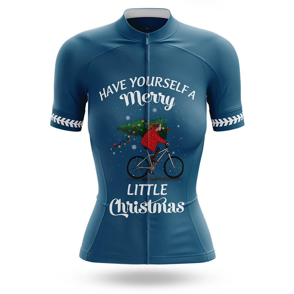 Merry Little Christmas - Women - Cycling Kit-Jersey Only-Global Cycling Gear
