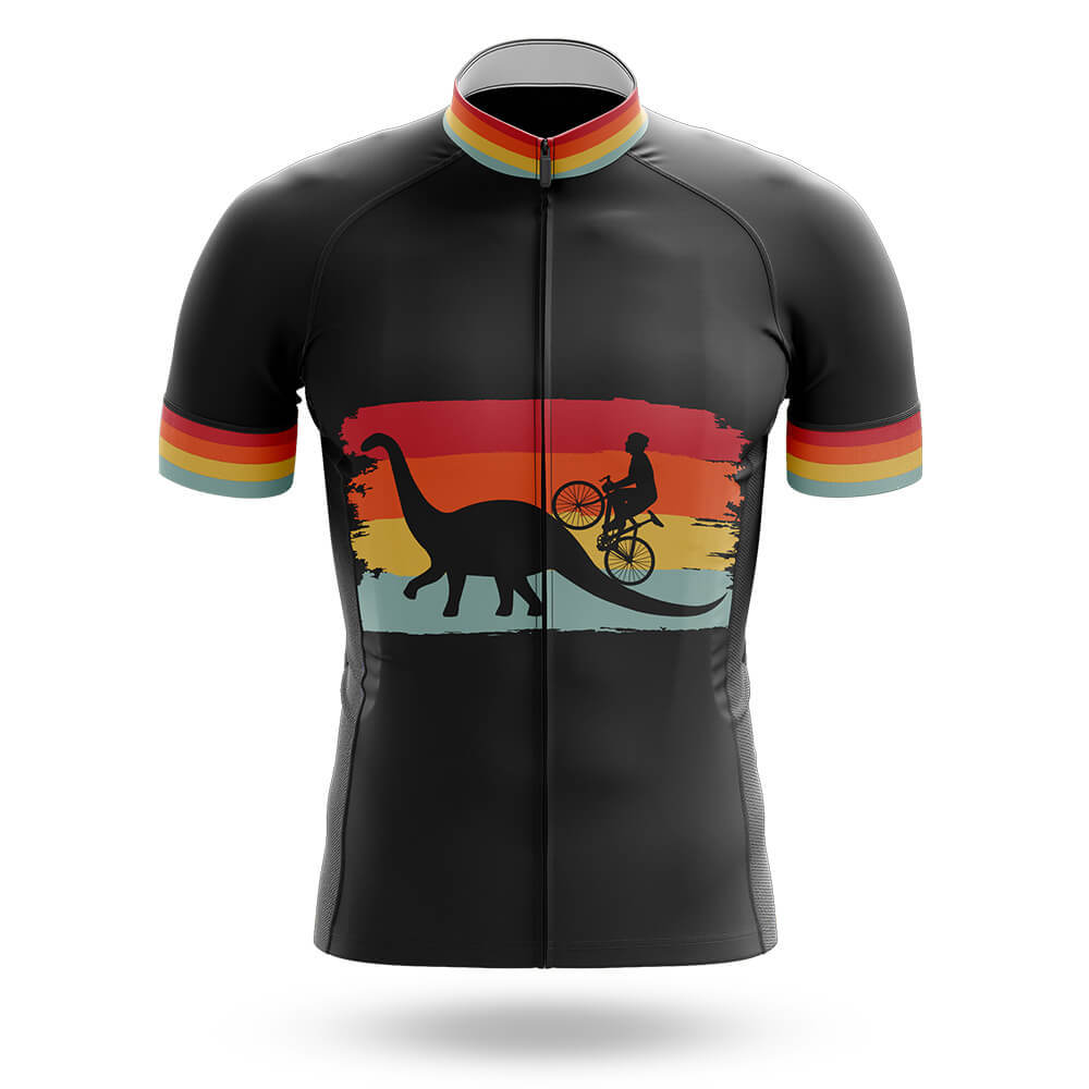 Retro Dinosaur Bicycle - Men's Cycling Kit-Jersey Only-Global Cycling Gear