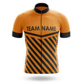 Custom Team Name M3 Orange - Men's Cycling Kit-Jersey Only-Global Cycling Gear