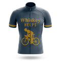 Whiskey Helps - Men's Cycling Kit-Jersey Only-Global Cycling Gear