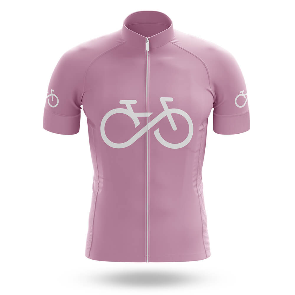 Bike Forever - Pink - Men's Cycling Kit-Jersey Only-Global Cycling Gear