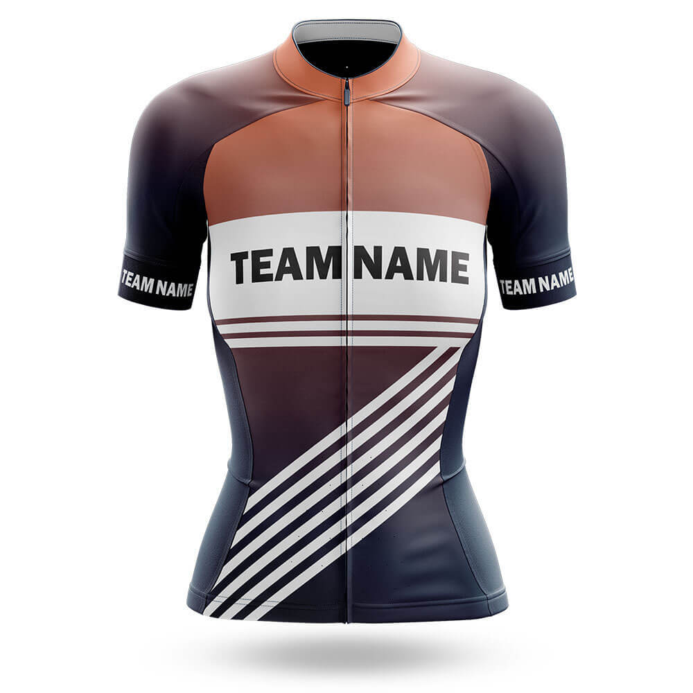 Custom Team Name S3 Cream - Women's Cycling Kit-Jersey Only-Global Cycling Gear