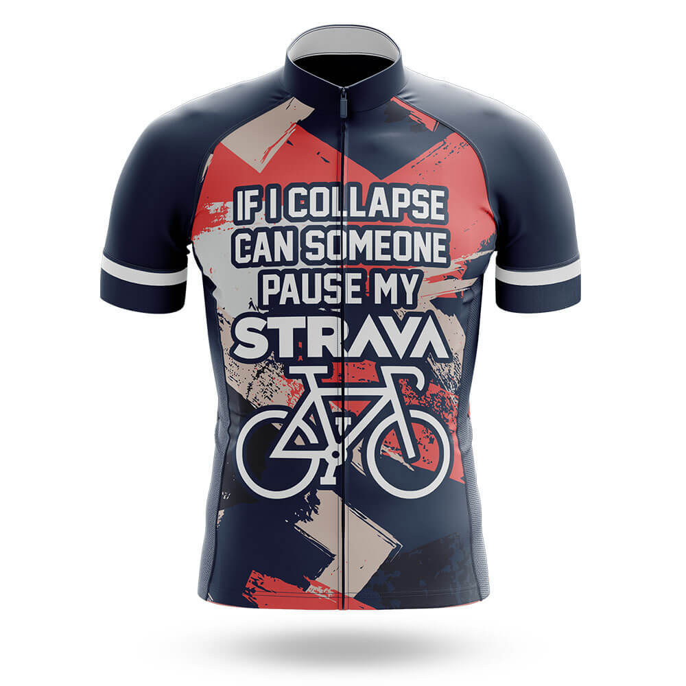Pause My Strava V6 - Men's Cycling Kit-Jersey Only-Global Cycling Gear