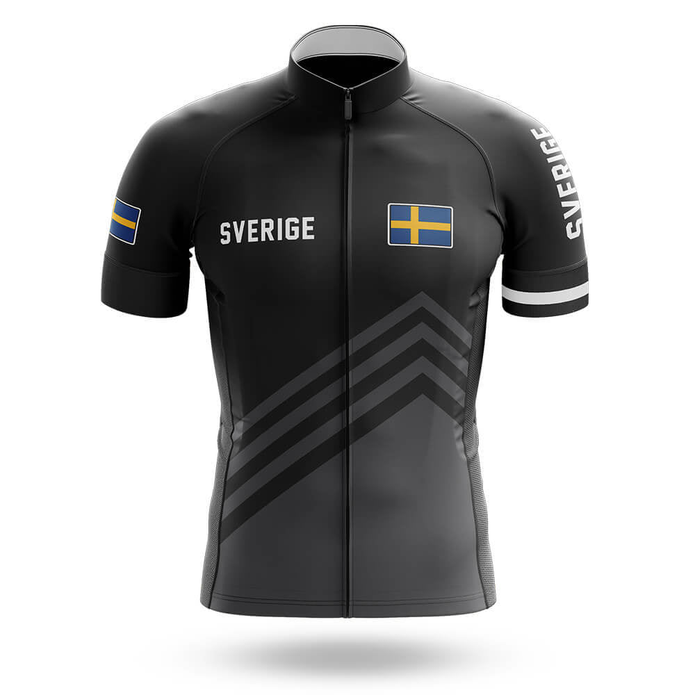 Sverige S5 Black - Men's Cycling Kit-Jersey Only-Global Cycling Gear
